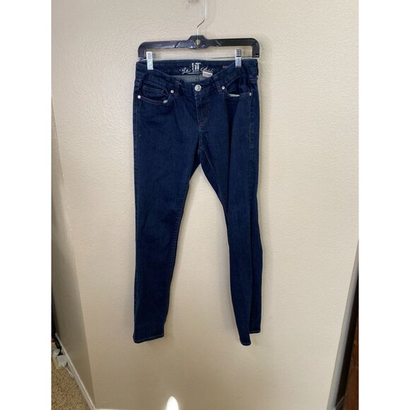 IT Jeans Womens Slim-Fit Dark Wash Denim 28 Short Cotton/Spandex Blend Stretch - Picture 1 of 9